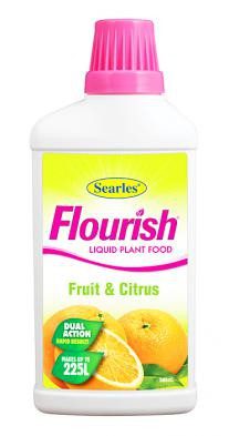 SEARLES LIQUID FERTILISER FLOURISH FRUIT & CITRUS 500ML