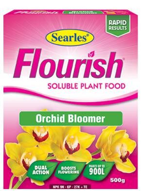 SEARLES FLOURISH ORCHID BLOOMER SOLUBLE FERTILISER 500G