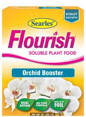 SEARLES FLOURISH ORCHID BOOSTER SOLUBLE FERTILISER 500G