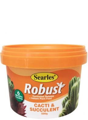 FERTILISER ROBUST CACTI & SUCCULENT 500G SLOW RELEASE