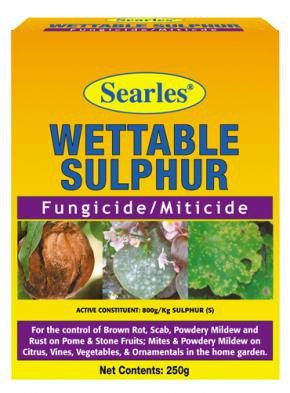 SULPHUR WETTABLE 250G SEARLES