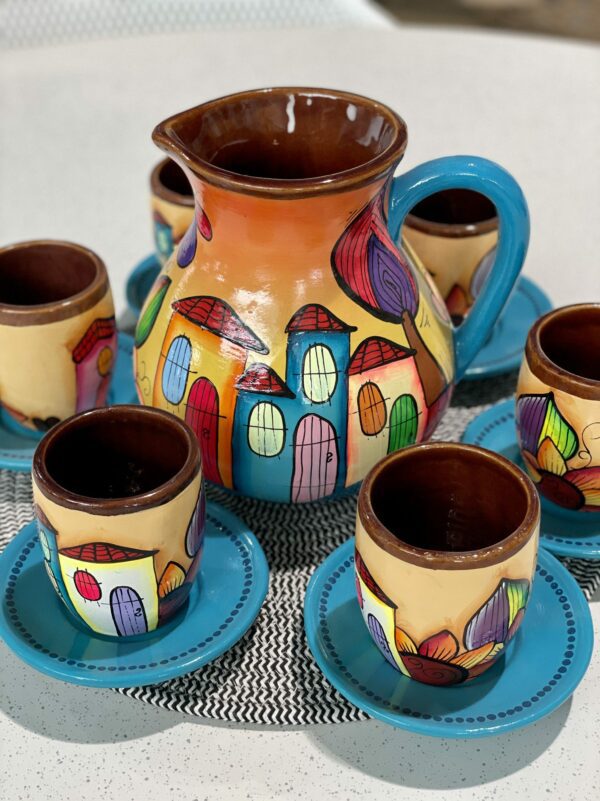 JUICE SET - HAND PAINTED