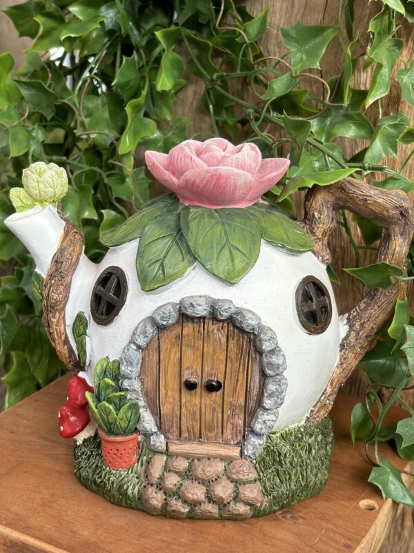 FAIRY HOUSE - LOTUS FLOWER TEAPOT