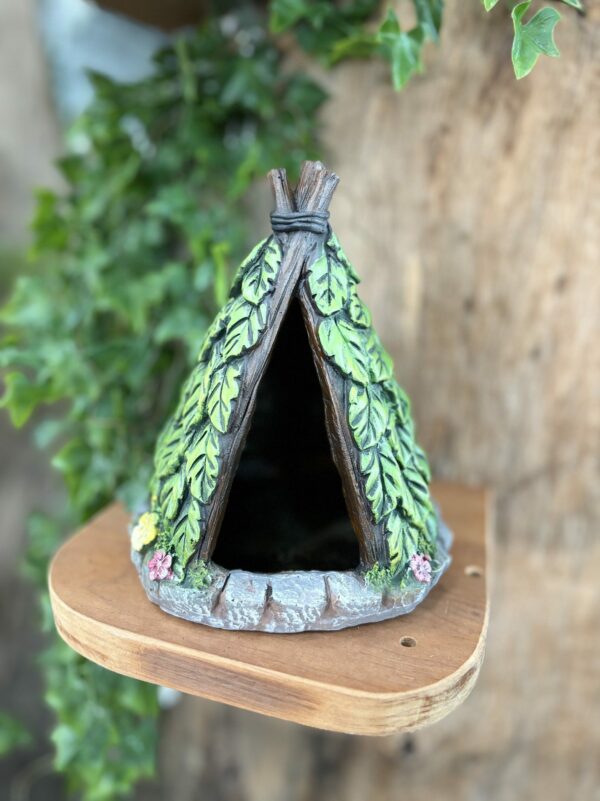 FAIRY HOUSE - SPRING LEAF TEEPEE