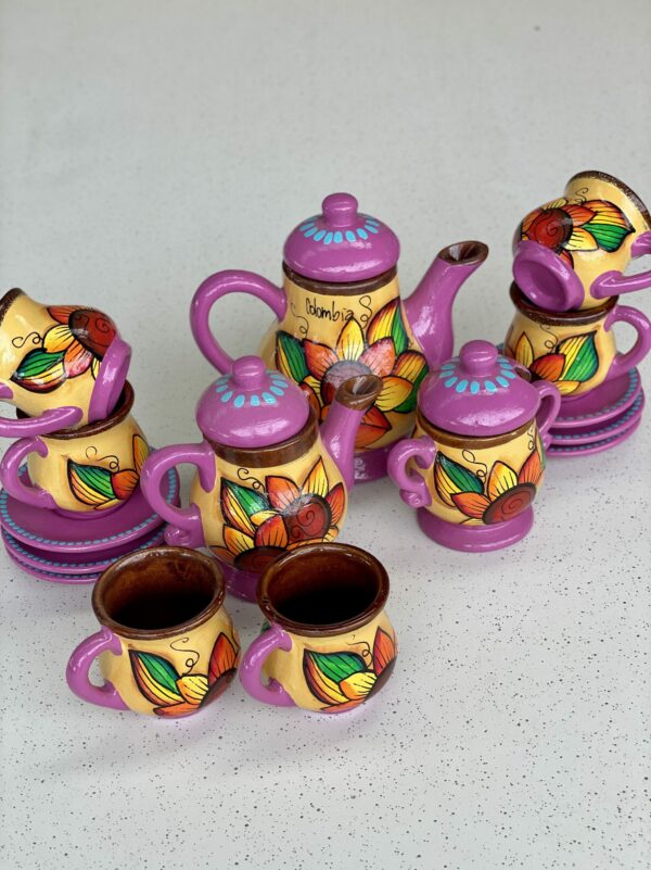 TEA SET - HAND PAINTED